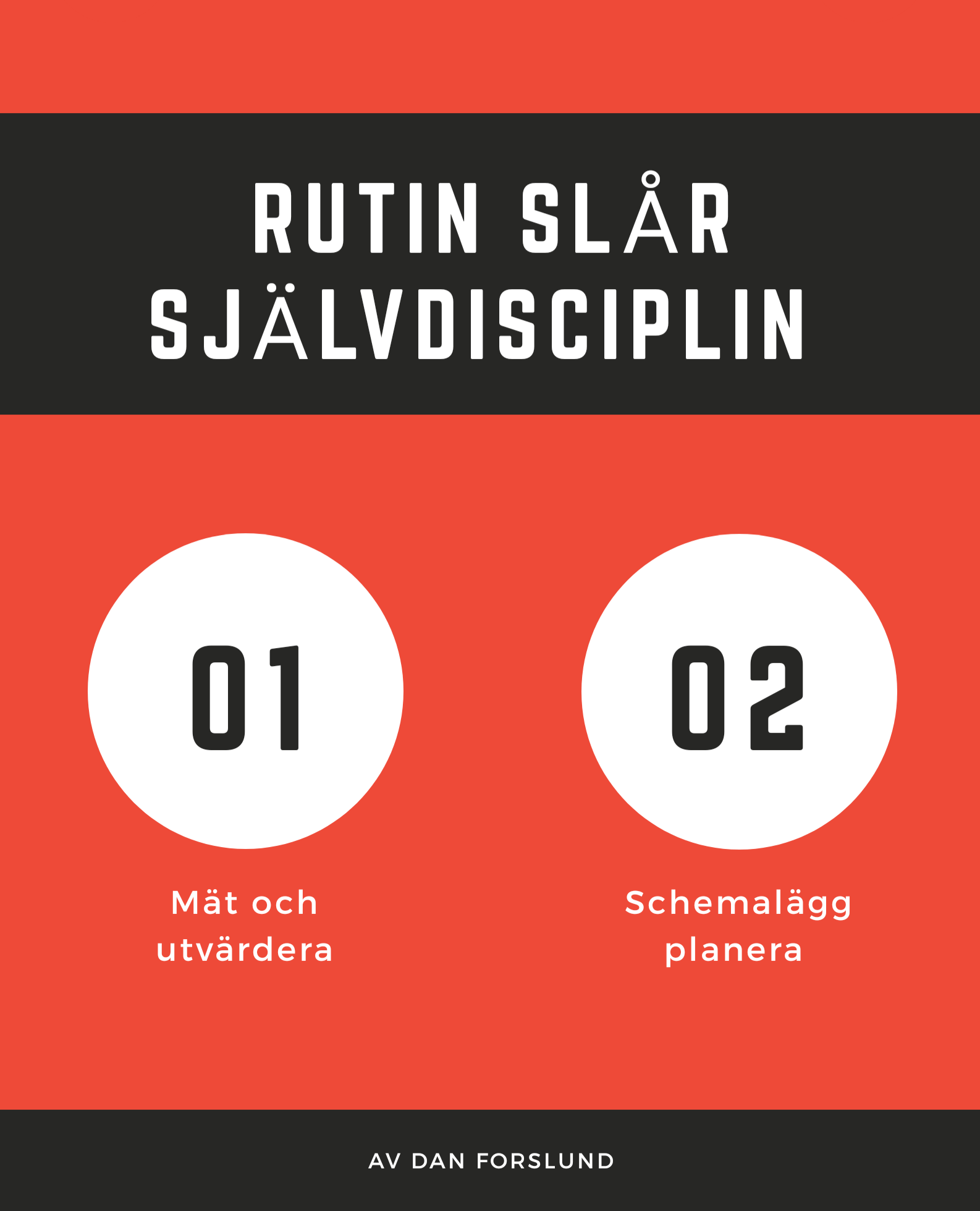 Rutin slår självdisciplin